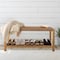 Alaterre Furniture Newport 40in Wood Storage Bench with Handcrafted Woven Rope Seat, Natural ANNP0520 - alternate 17